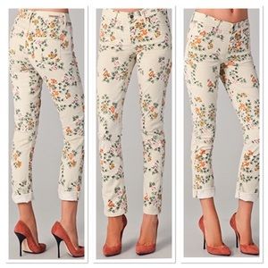 Citizens of Humanity Mandy high rise floral denim